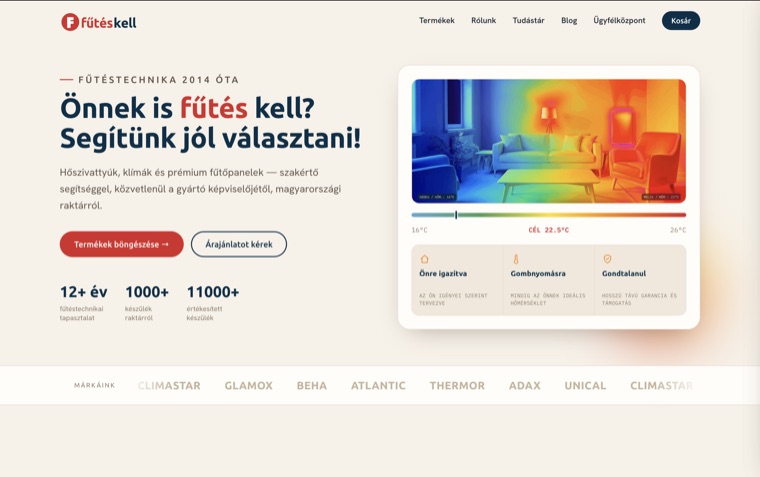Futeskell.hu — az új weboldal